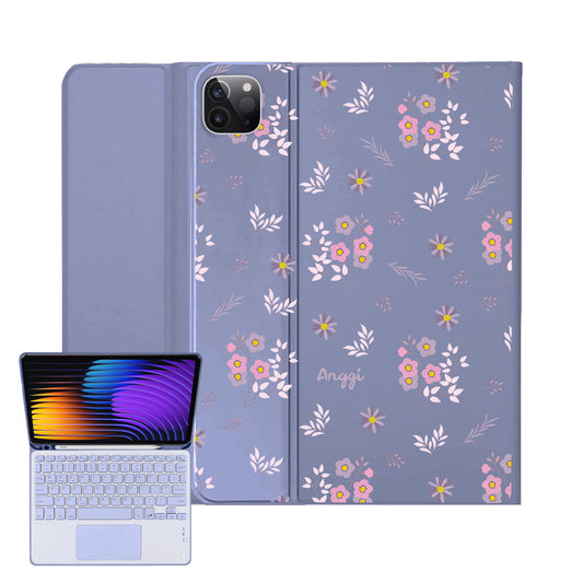 iPad / Android Tab Wireless Keyboard Flipcover - Cherry Blossom