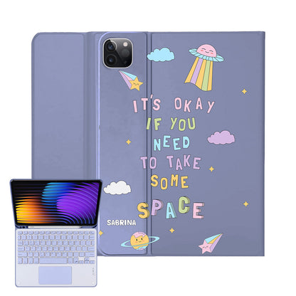 iPad / Android Tab Wireless Keyboard Flipcover - Space