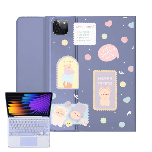 iPad / Android Tab Wireless Keyboard Flipcover - Sweet Heaven