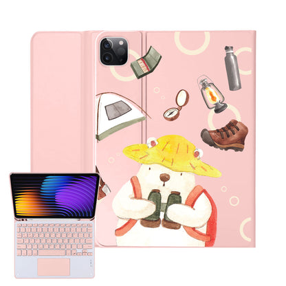 iPad / Android Tab Wireless Keyboard Flipcover - Adventure of Bear