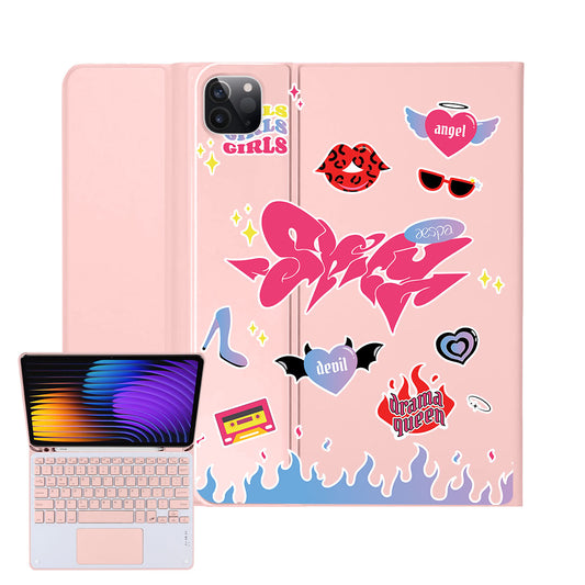 iPad / Android Tab Wireless Keyboard Flipcover - Aespa Spicy