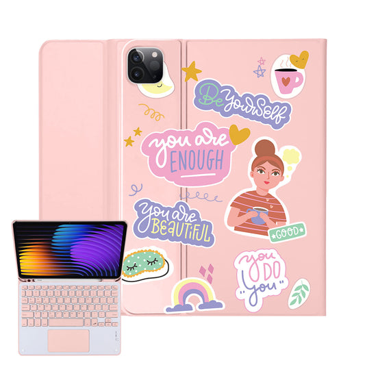 iPad / Android Tab Wireless Keyboard Flipcover - Be Yourself
