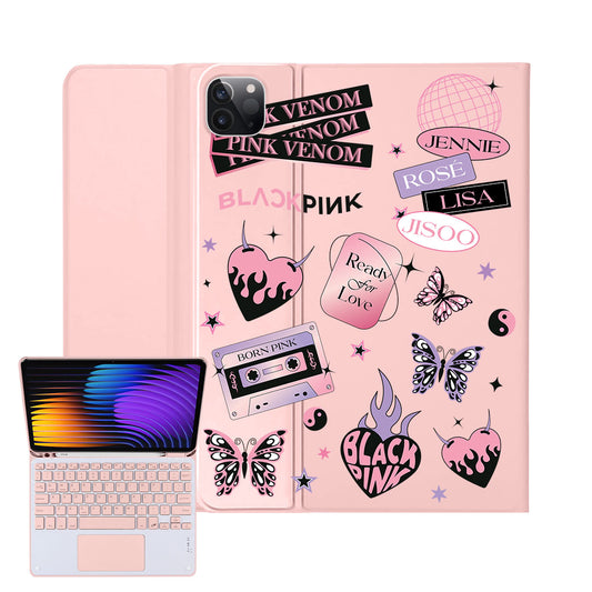 iPad / Android Tab Wireless Keyboard Flipcover - Blackpink Born Pink