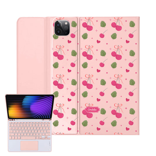 iPad / Android Tab Wireless Keyboard Flipcover - Coquette Cherry