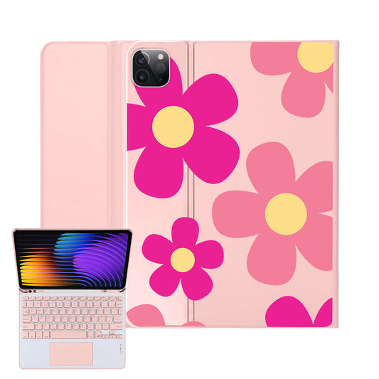 iPad / Android Tab Wireless Keyboard Flipcover - Daisy Delight