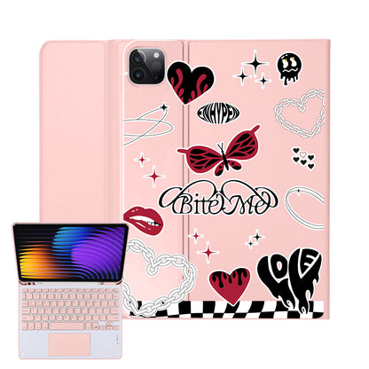iPad / Android Tab Wireless Keyboard Flipcover - Enhypen Bite Me
