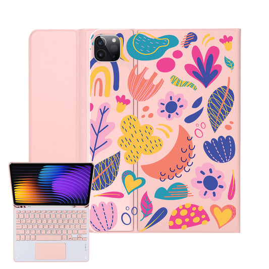 iPad / Android Tab Wireless Keyboard Flipcover - Florals
