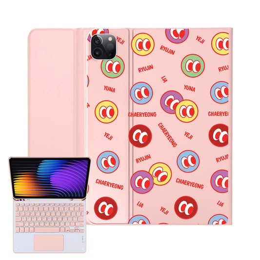 iPad / Android Tab Wireless Keyboard Flipcover - ITZY Monogram