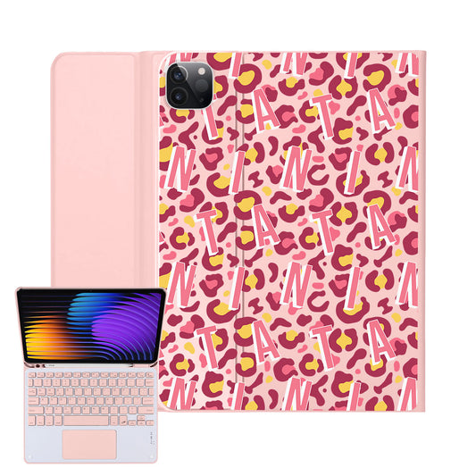 iPad / Android Tab Wireless Keyboard Flipcover - Leopard Monogram 3.0