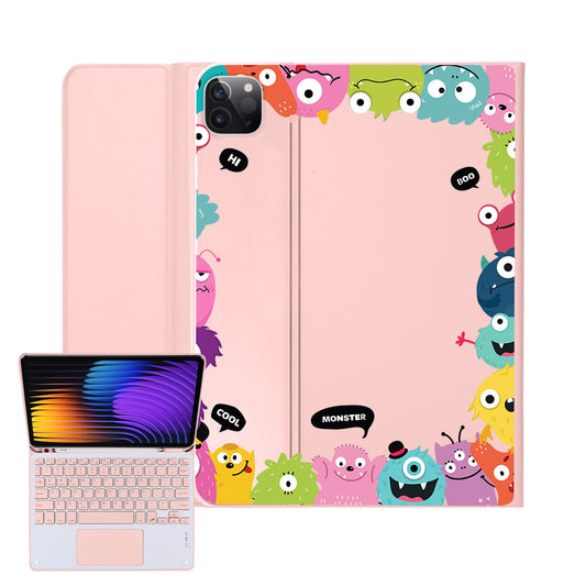 iPad / Android Tab Wireless Keyboard Flipcover - Little Monster