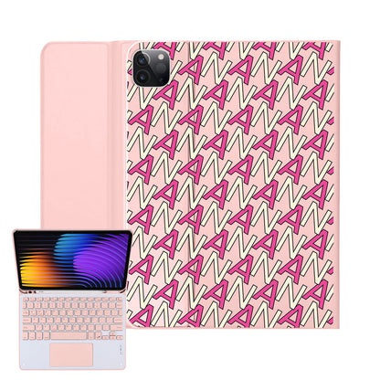 iPad / Android Tab Wireless Keyboard Flipcover - Initial Monogram 6.0