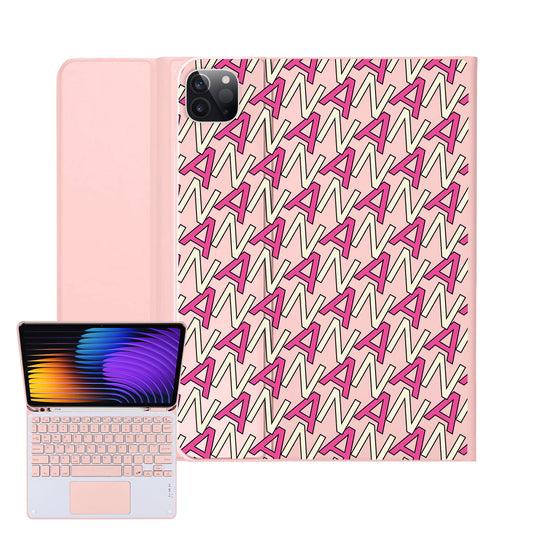 iPad / Android Tab Wireless Keyboard Flipcover - Initial Monogram 6.0