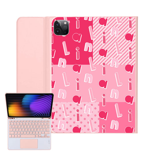 iPad / Android Tab Wireless Keyboard Flipcover - Abstract Monogram 2.0