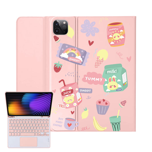 iPad / Android Tab Wireless Keyboard Flipcover - Sweet Yummy