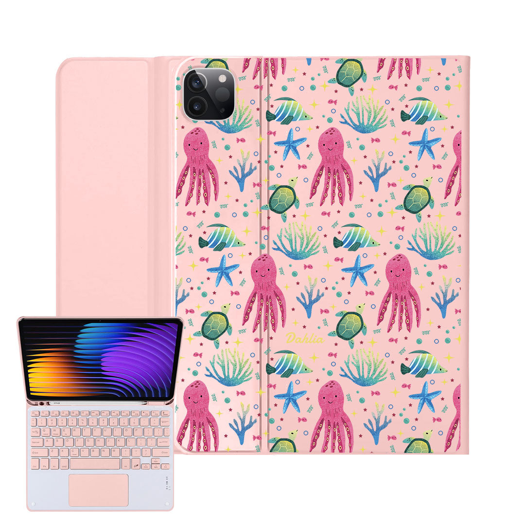 iPad / Android Tab Wireless Keyboard Flipcover - Underwater Dreams 2.0