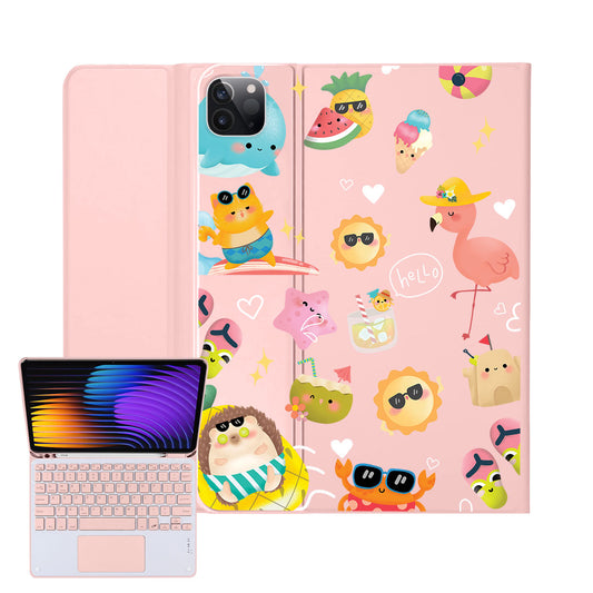 iPad / Android Tab Wireless Keyboard Flipcover - Summer
