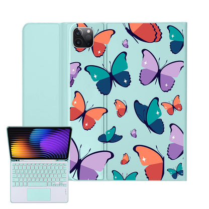 iPad / Android Tab Wireless Keyboard Flipcover - Butterfly