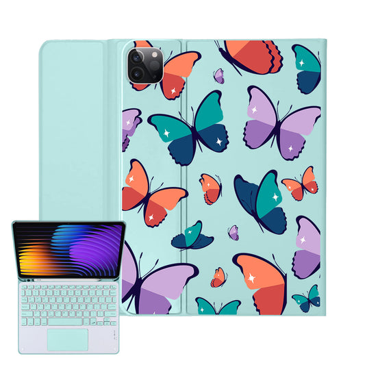 iPad / Android Tab Wireless Keyboard Flipcover - Butterfly