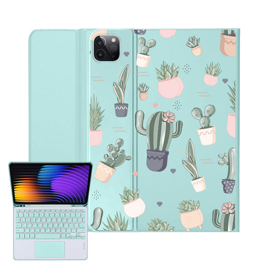 iPad / Android Tab Wireless Keyboard Flipcover - Cactus 2.0