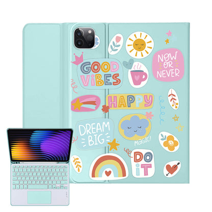 iPad / Android Tab Wireless Keyboard Flipcover - Good Day 2.0