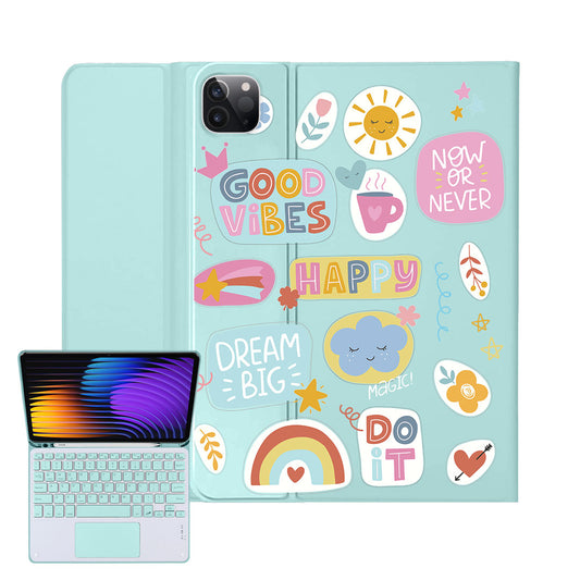iPad / Android Tab Wireless Keyboard Flipcover - Good Day 2.0