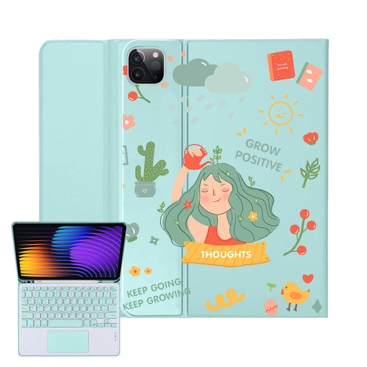 iPad / Android Tab Wireless Keyboard Flipcover - Grow