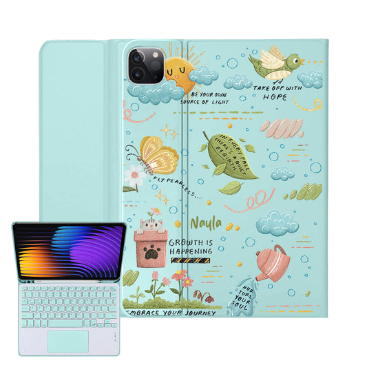 iPad / Android Tab Wireless Keyboard Flipcover - Growth