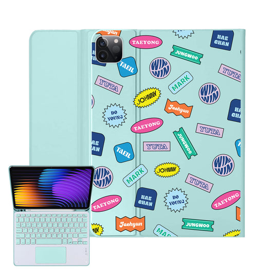 iPad / Android Tab Wireless Keyboard Flipcover - NCT 127 Squad