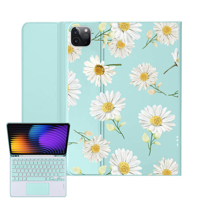 iPad / Android Tab Wireless Keyboard Flipcover - October Chrysanthemum