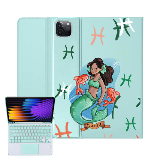 iPad / Android Tab Wireless Keyboard Flipcover - Pisces
