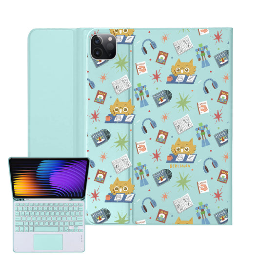 iPad / Android Tab Wireless Keyboard Flipcover - Too Much Hobbies