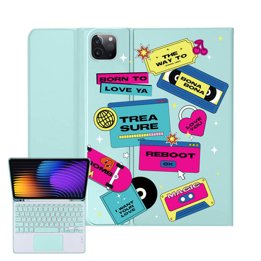 iPad / Android Tab Wireless Keyboard Flipcover - Treasure Reboot