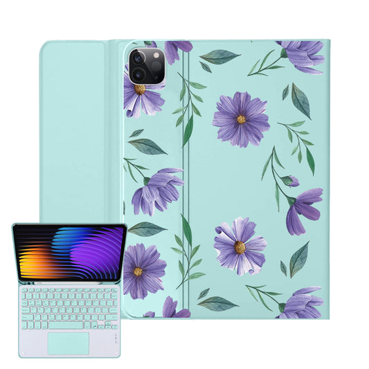 iPad / Android Tab Wireless Keyboard Flipcover - February Violet