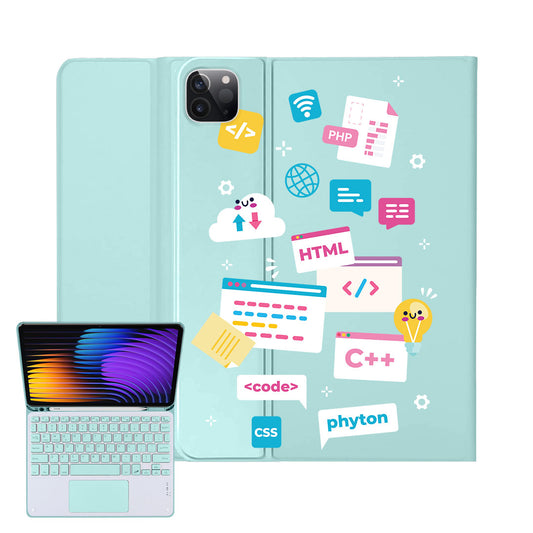 iPad / Android Tab Wireless Keyboard Flipcover - Software Engineer and Developer