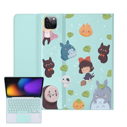 iPad / Android Tab Wireless Keyboard Flipcover - Ghibli