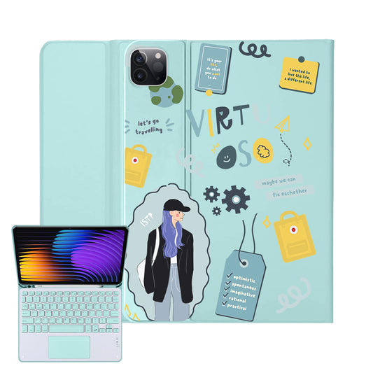 iPad / Android Tab Wireless Keyboard Flipcover - ISTP
