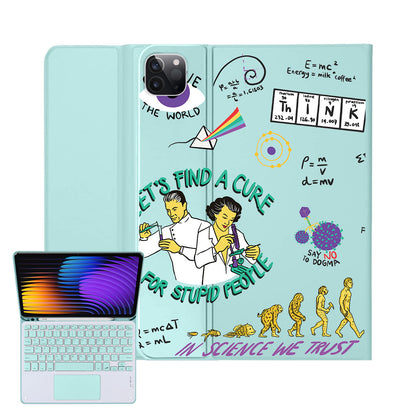 iPad / Android Tab Wireless Keyboard Flipcover - Science 2.0