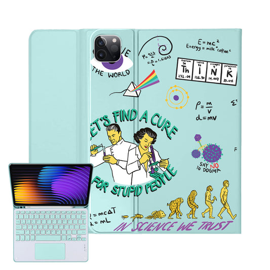 iPad / Android Tab Wireless Keyboard Flipcover - Science 2.0
