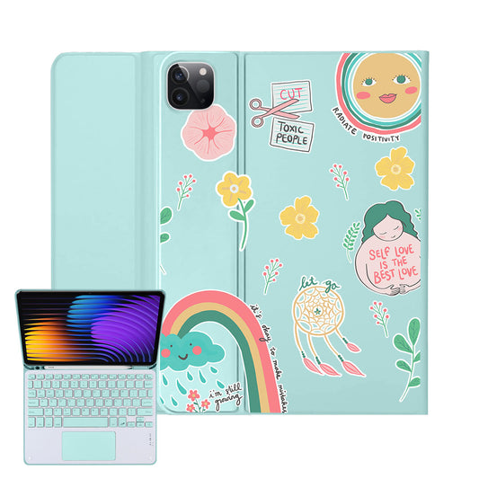 iPad / Android Tab Wireless Keyboard Flipcover - Self Love