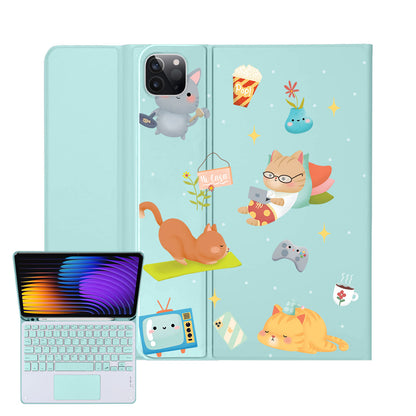 iPad / Android Tab Wireless Keyboard Flipcover - Stay Home