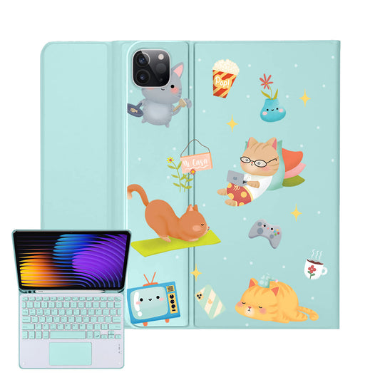 iPad / Android Tab Wireless Keyboard Flipcover - Stay Home