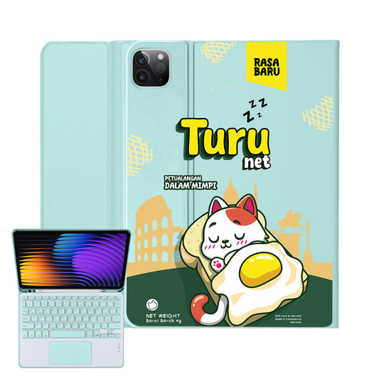 iPad / Android Tab Wireless Keyboard Flipcover - Turu