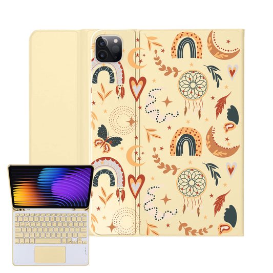 iPad / Android Tab Wireless Keyboard Flipcover - Boho 3.0