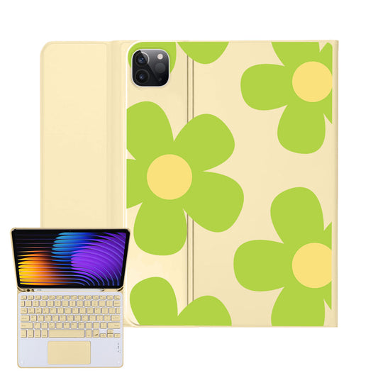 iPad / Android Tab Wireless Keyboard Flipcover - Daisy Bloom