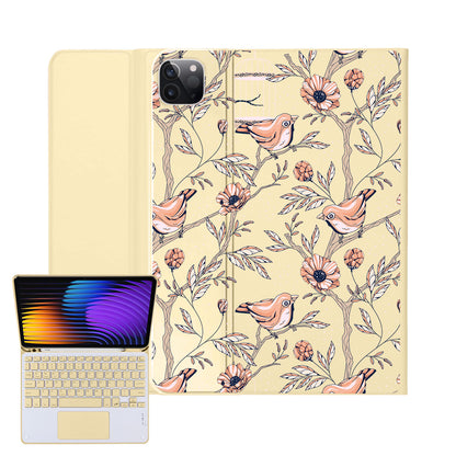 iPad / Android Tab Wireless Keyboard Flipcover - Lovebird 13.0