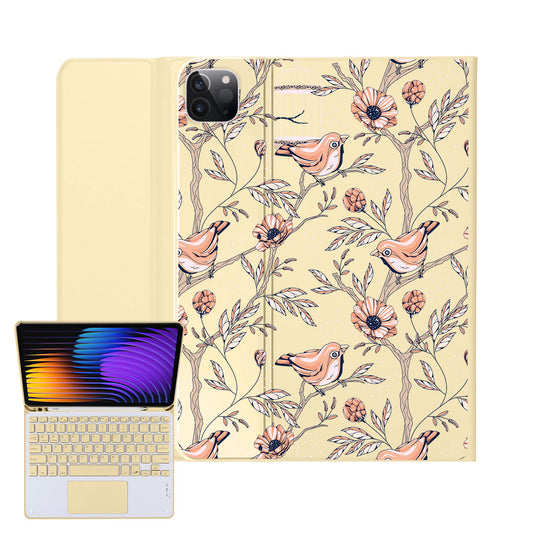 iPad / Android Tab Wireless Keyboard Flipcover - Lovebird 13.0