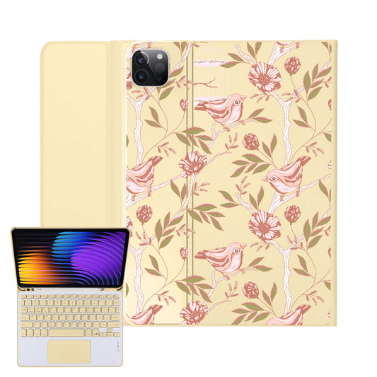 iPad / Android Tab Wireless Keyboard Flipcover - Lovebird 14.0