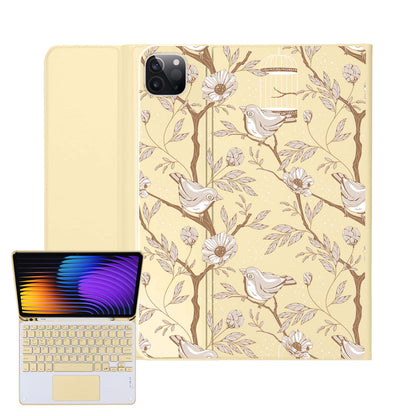 iPad / Android Tab Wireless Keyboard Flipcover - Lovebird Monochrome 3.0