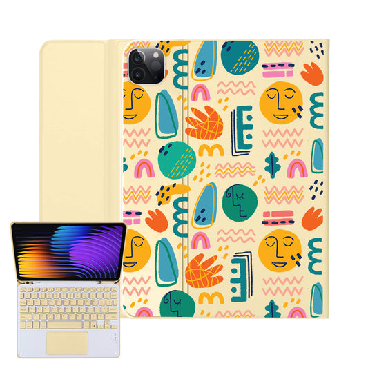 iPad / Android Tab Wireless Keyboard Flipcover - Silent Art
