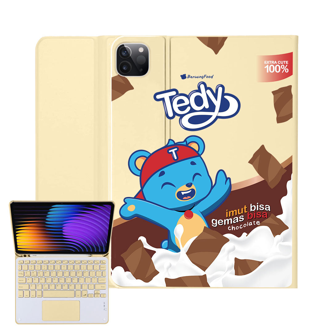 iPad / Android Tab Wireless Keyboard Flipcover - Tedy